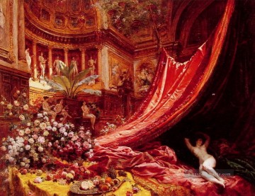 Sinfonie in Rot und Gold Paris Szenen Jean Beraud Klassischer Menschlicher Körper Ölgemälde